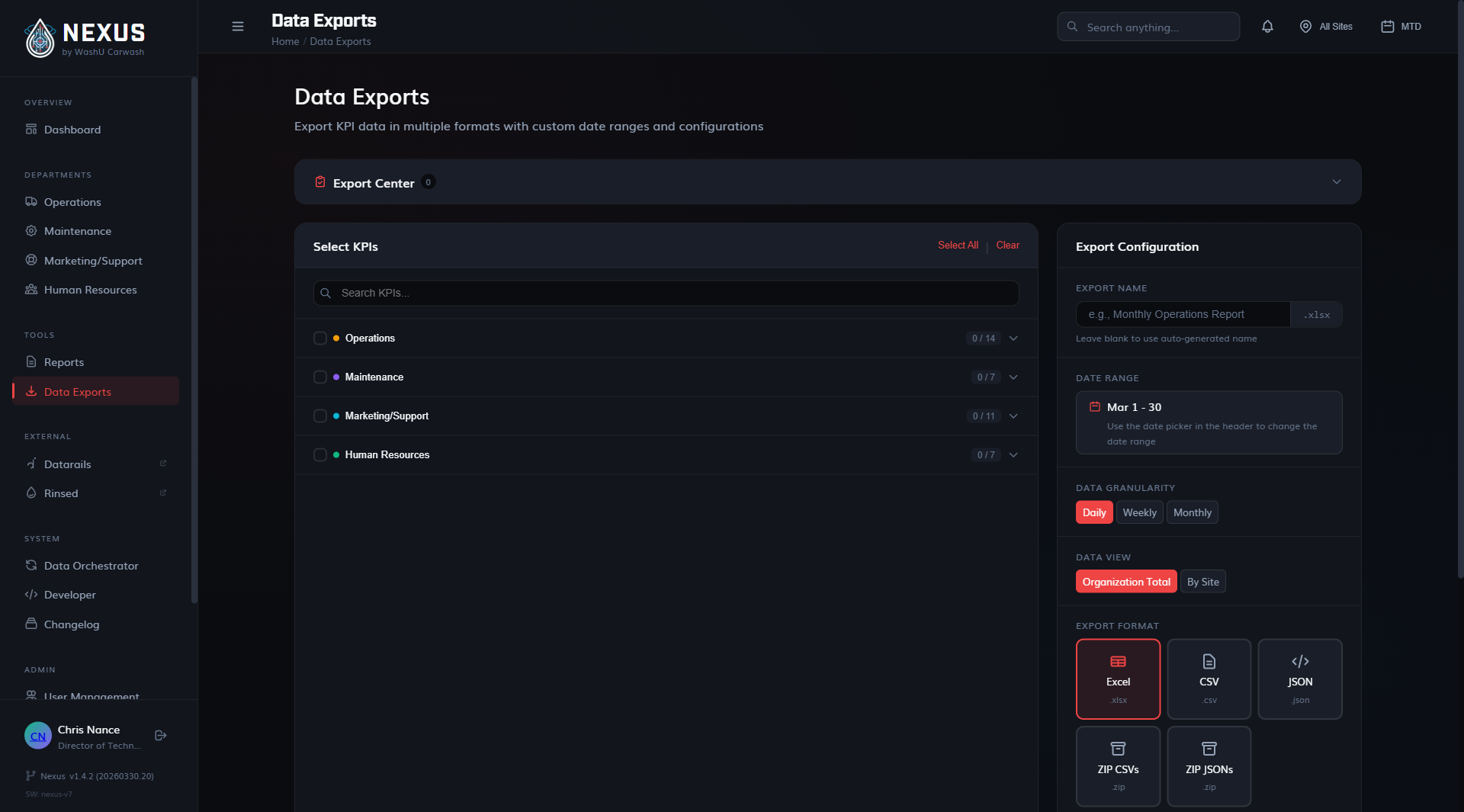 Data Exports